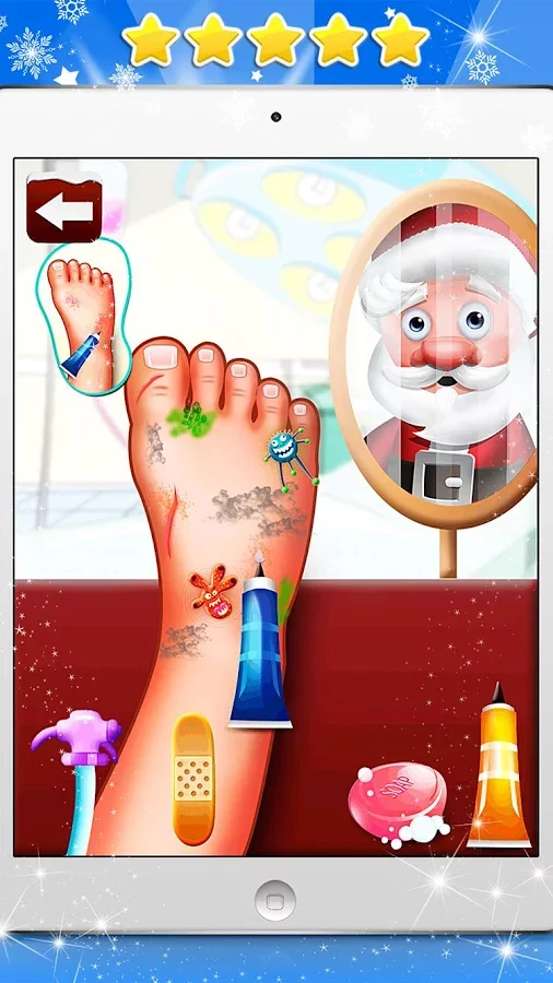 Santa’s Foot Spa Salon Rescue截图5