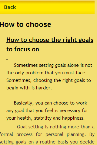 Correct Goal Settings截图2