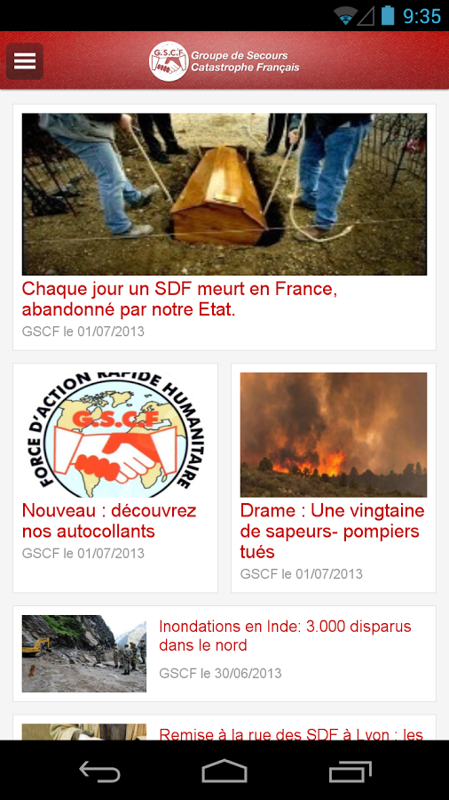 Groupe de Secours Catastrophe截图1