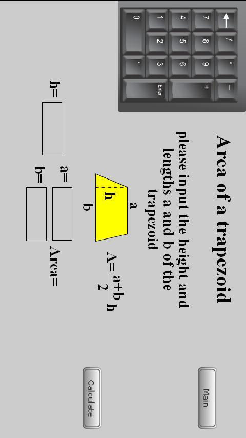 Geometric Formula Calculator截图1