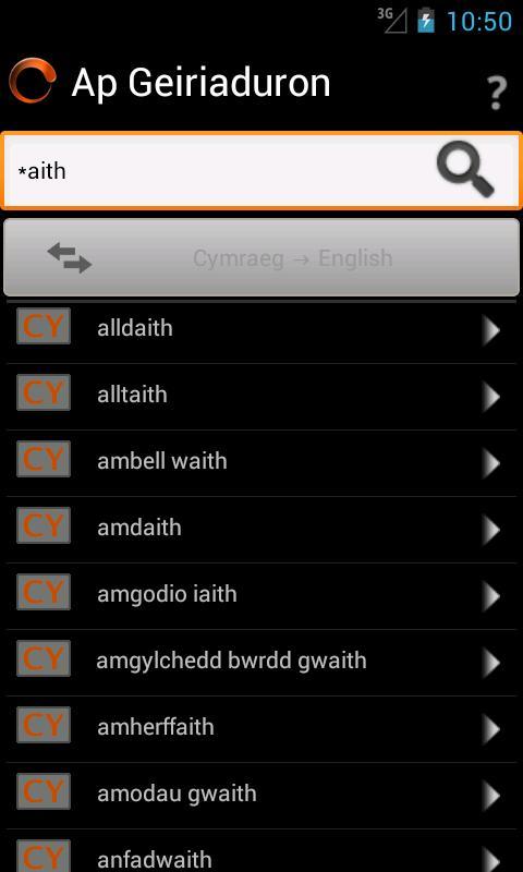 Ap Geiriaduron Cymraeg/Welsh截图4