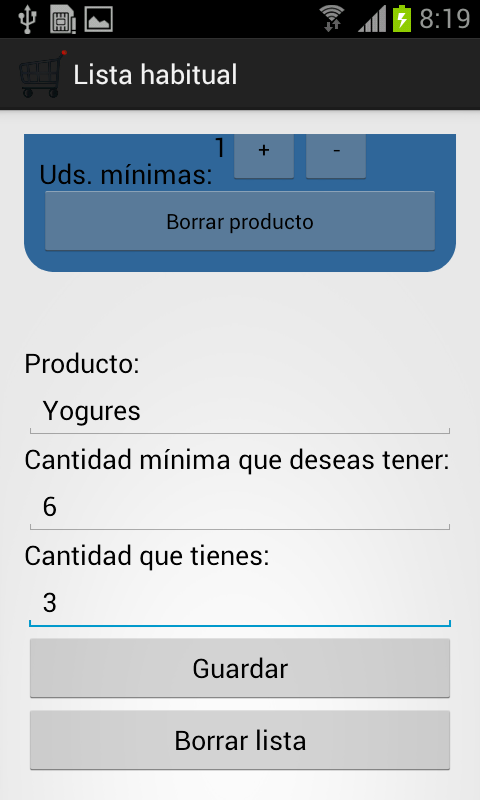 Mi lista de la compra, al día截图5