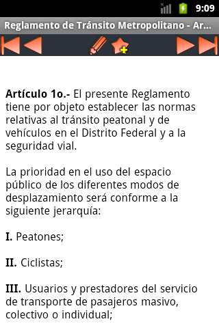 Reglamento de Tránsito Metropo截图3