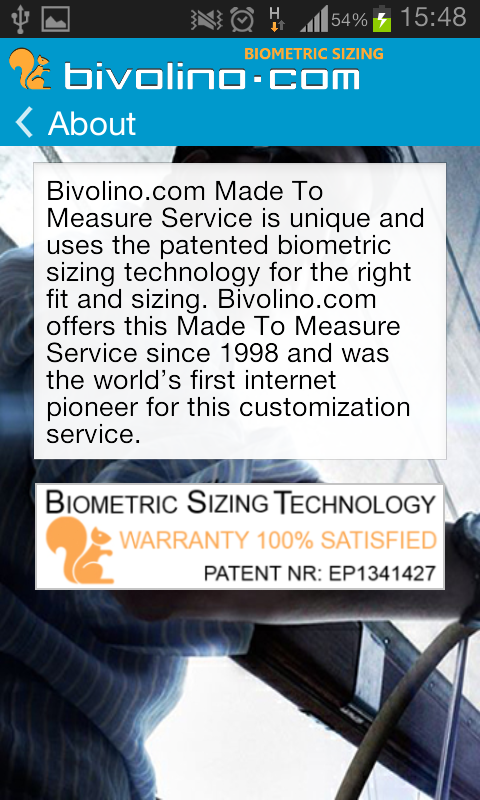 Bivolino - Biometric Sizing截图5