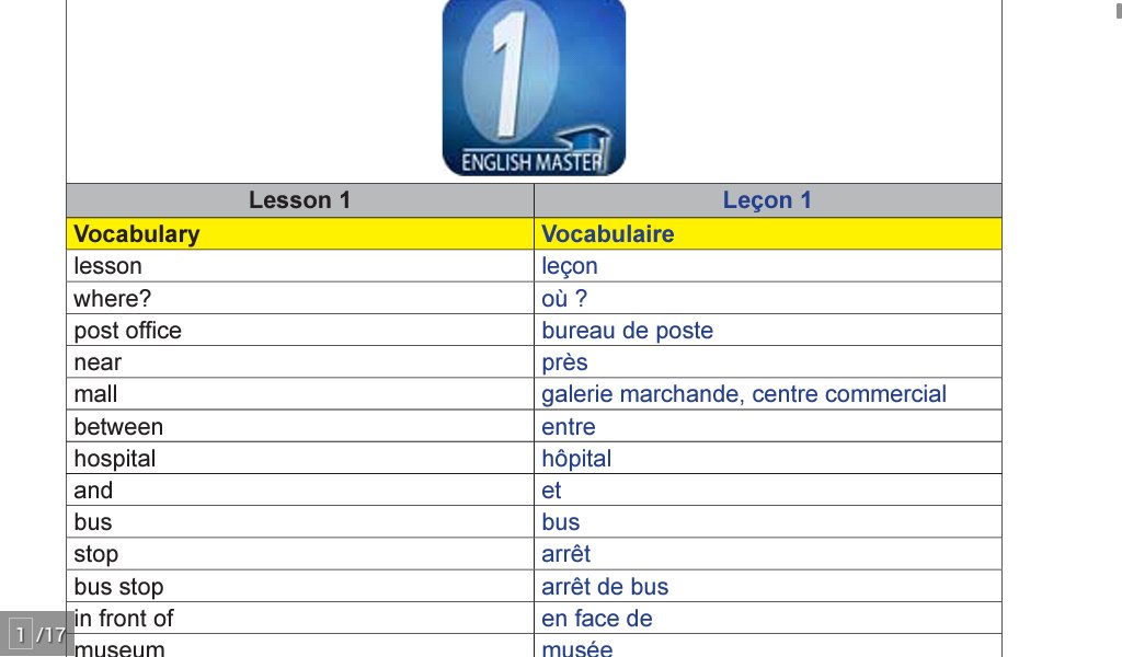 Le cours d’ANGLAIS-3&egrave;re...截图3