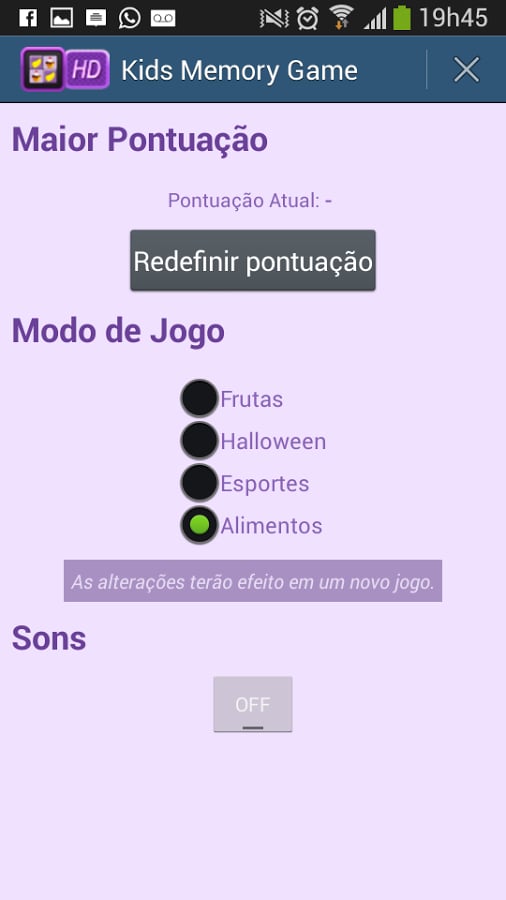 Jogo da Mem&oacute;ria Infantil截图5