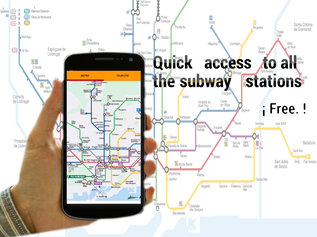 方便的地铁地图巴塞罗那截图1