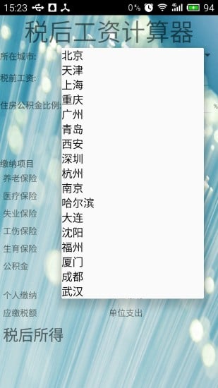 税后工资计算器截图1