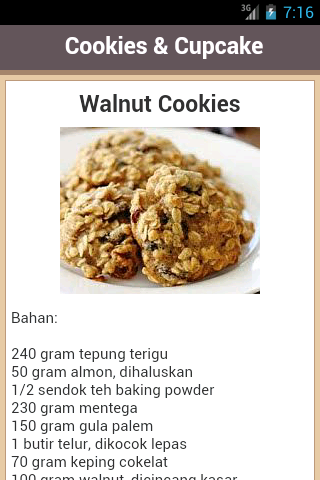 Resep Cookies & Cupcake截图6