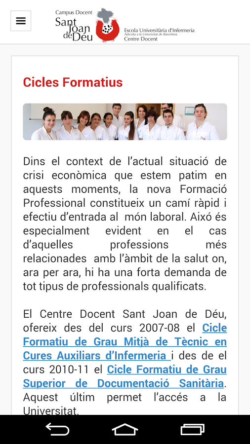 Campus Docent Sant Joan de Déu截图7