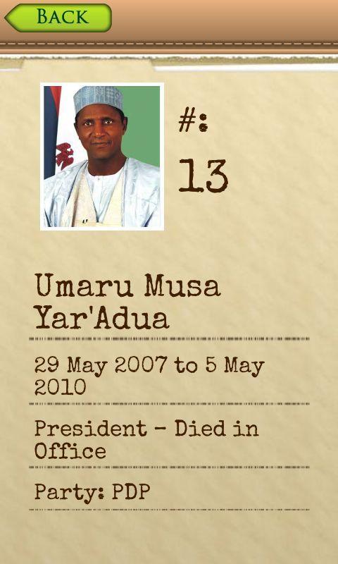 Nigerian Presidents:L&P (Free)截图11