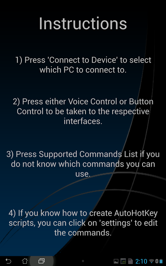 Bluetooth Control With Voice截图4