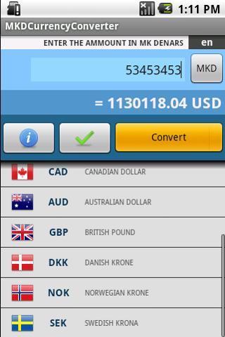 MKD Currency converter截图1