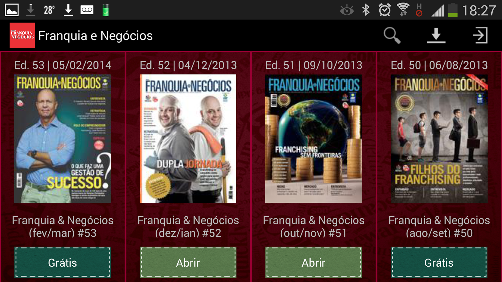 Revista Franquia e Negócios截图8