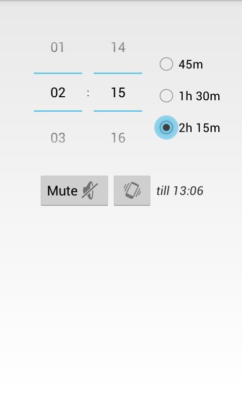 BeQuiet Mute Timer FREE截图2