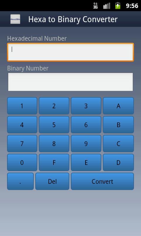 Hexa To Binary Converter截图1