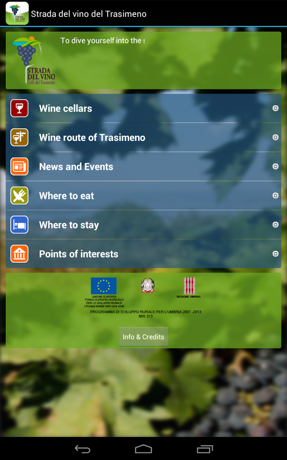 Strada del vino del Trasimeno截图1