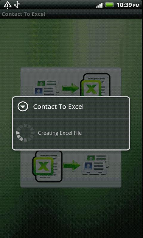 Contact To Excel截图3