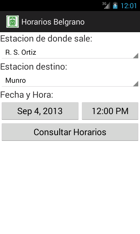 Horarios Belgrano Norte截图1