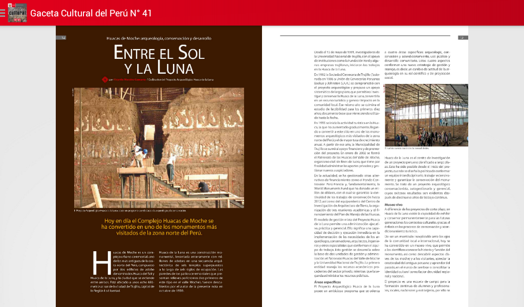 Gaceta Cultural del Perú N° 41截图6