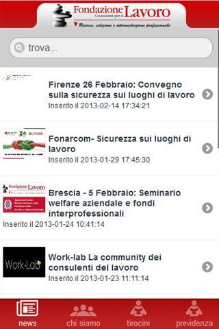 Fondazione Lavoro截图2