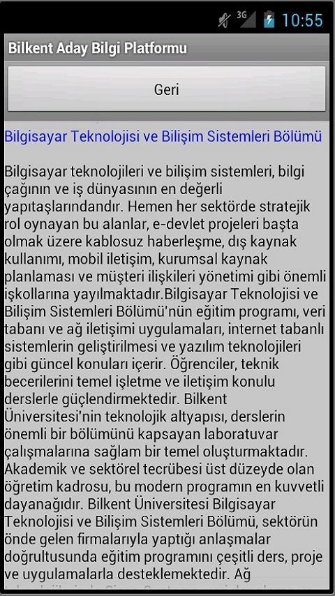 Bilkent Aday Bilgi截图4