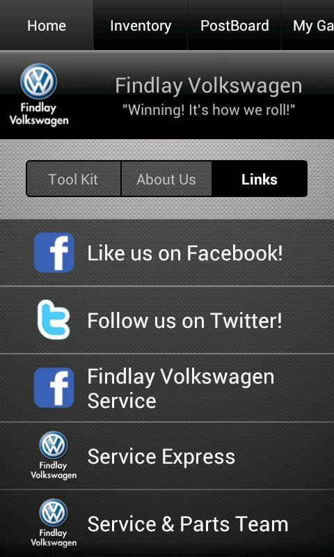 Findlay Volkswagen DealerApp截图4