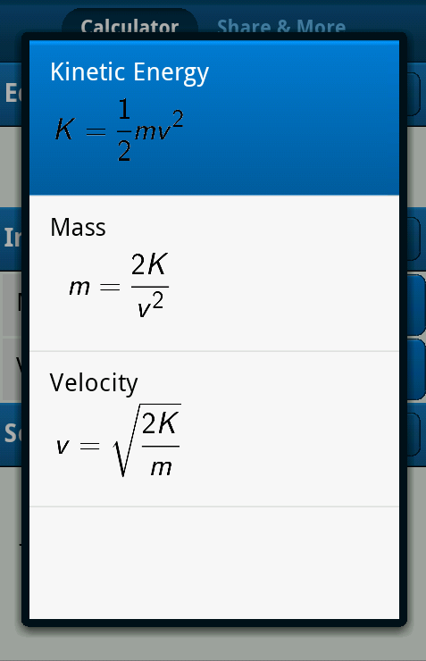 Kinetic Energy Calculator截图10