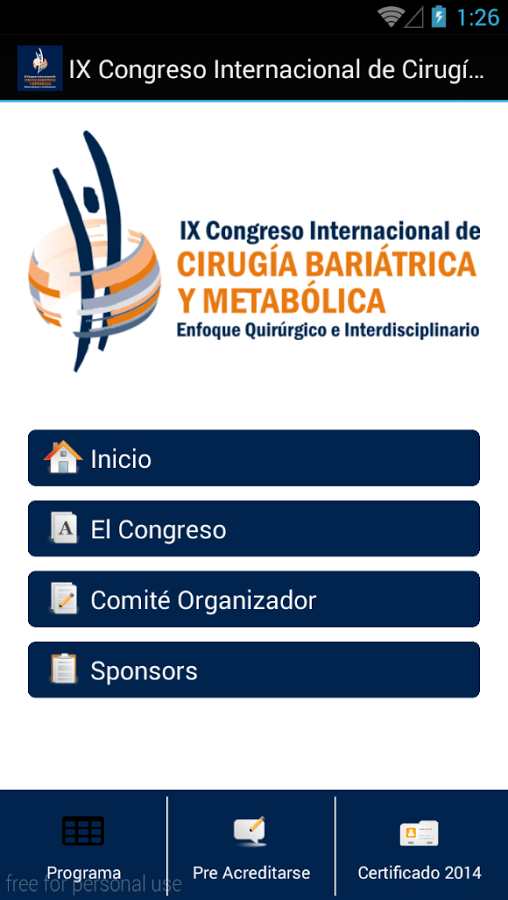 Congreso Bariátrica 2015截图3