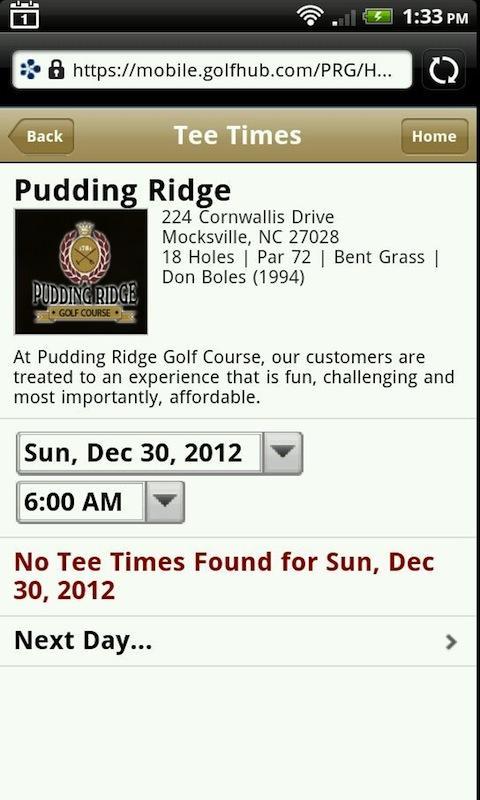 Pudding Ridge Golf Course截图4