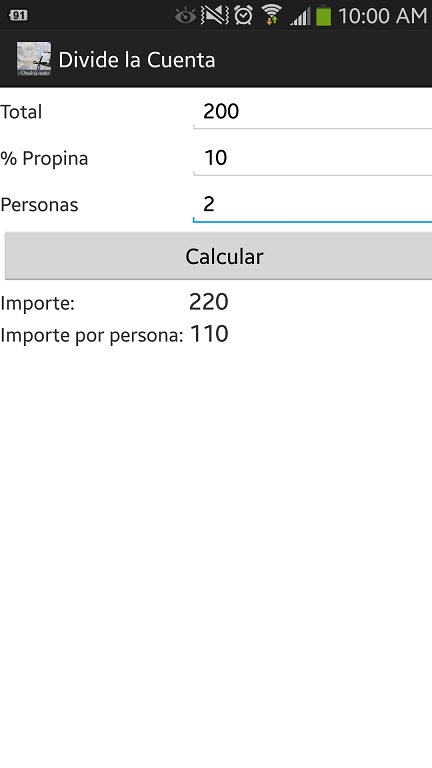 Divide la Cuenta截图2