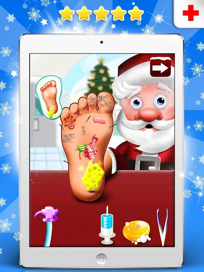 Santa’s Foot Spa Salon Rescue截图3