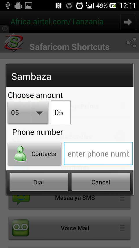 Safaricom shortcuts截图2