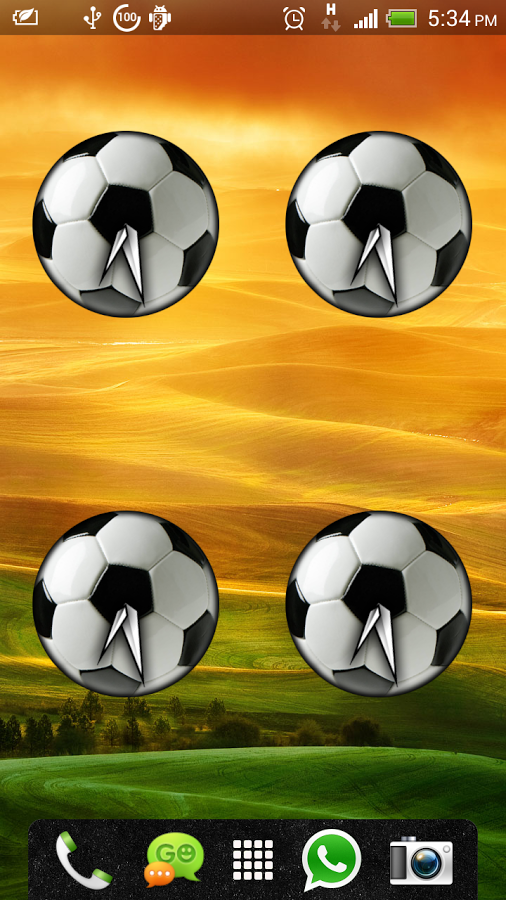 Football/Soccer Clock Widget截图2