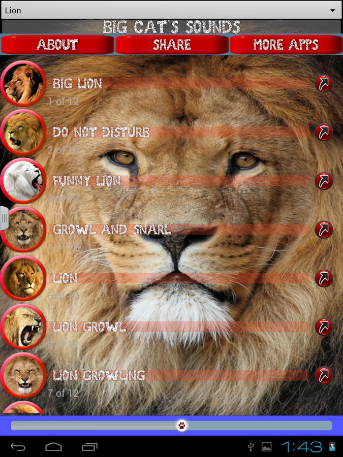 Big Cats Sounds截图5