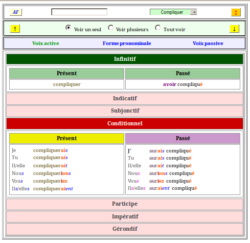 Conjugaisons françaises截图3