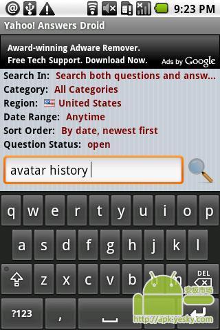 Y!一个Droid的截图3