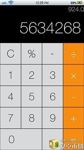 iOS7的计算器 iOS 7 Calculator截图3