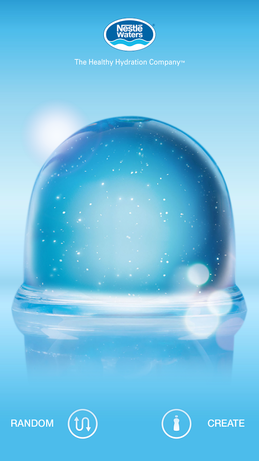 My Nestlé Waters Snow Globe截图7