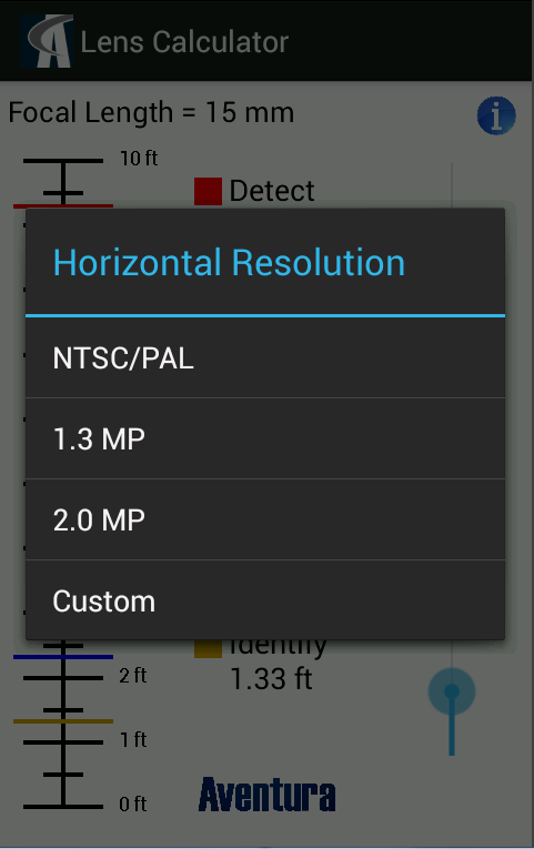 Aventura Lens Calculator截图5