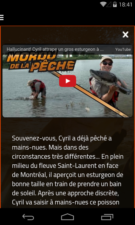 Mordu de la Pêche en direct截图6