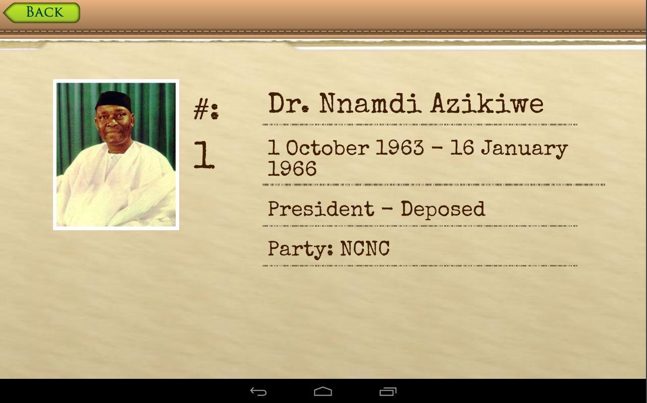 Nigerian Presidents:L&P (Free)截图2