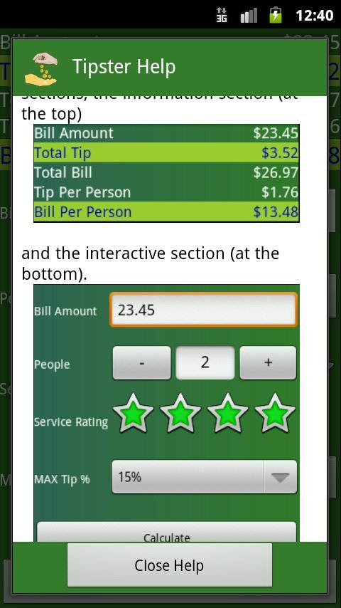 Tipster (Tip Calculator)截图2