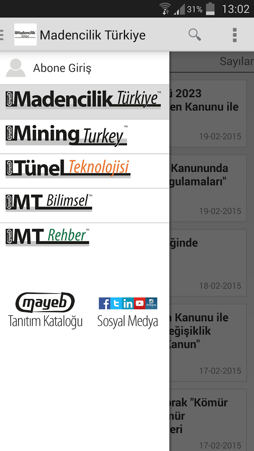 Madencilik Türkiye - Mayeb截图2