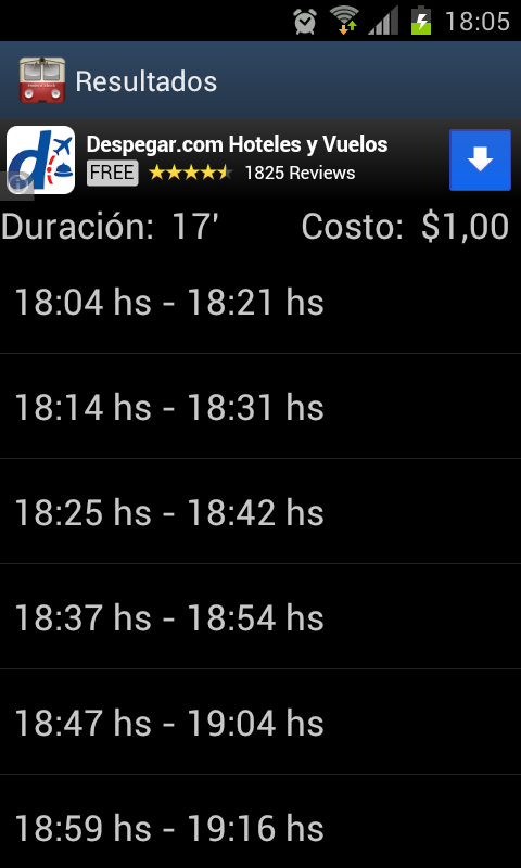 Horarios Ferrocarril Belgrano截图4