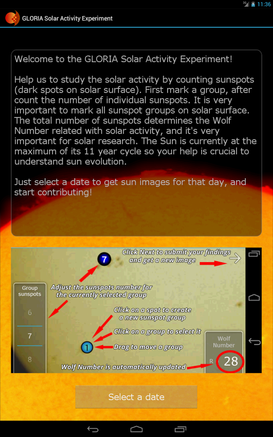 GLORIA Solar Activity截图2