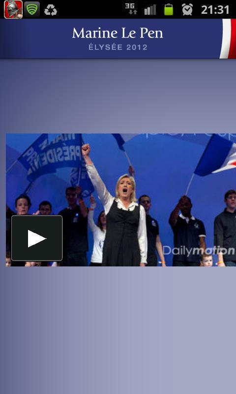 Marine Le Pen 2012截图2