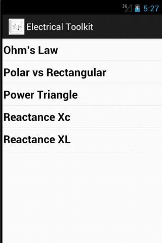 Electrical ToolKit截图1