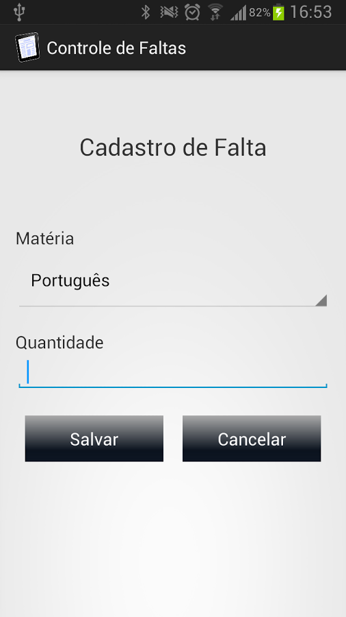 Controle de Faltas截图5