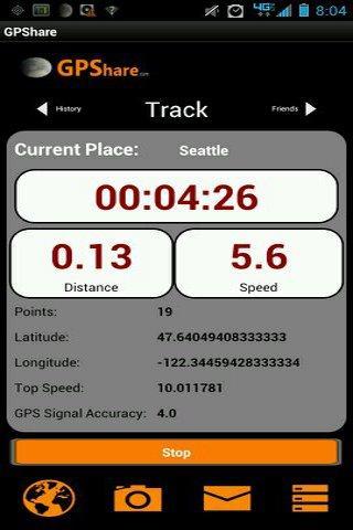 GPShare - GPS Tracking截图1